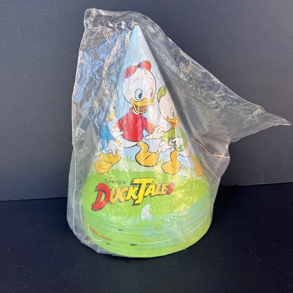 VTG Disney DuckTales Party Hats Set of 13 Huey Dewey Louie 1980s Unused